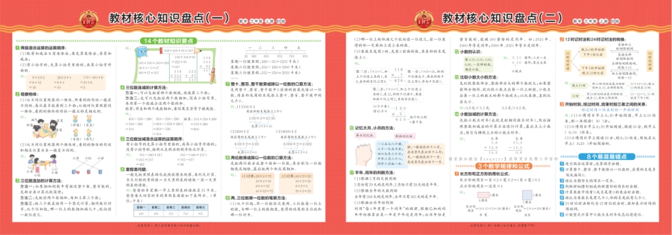 王朝霞 北师数学教材核心知识盘点1-6年级_第3页