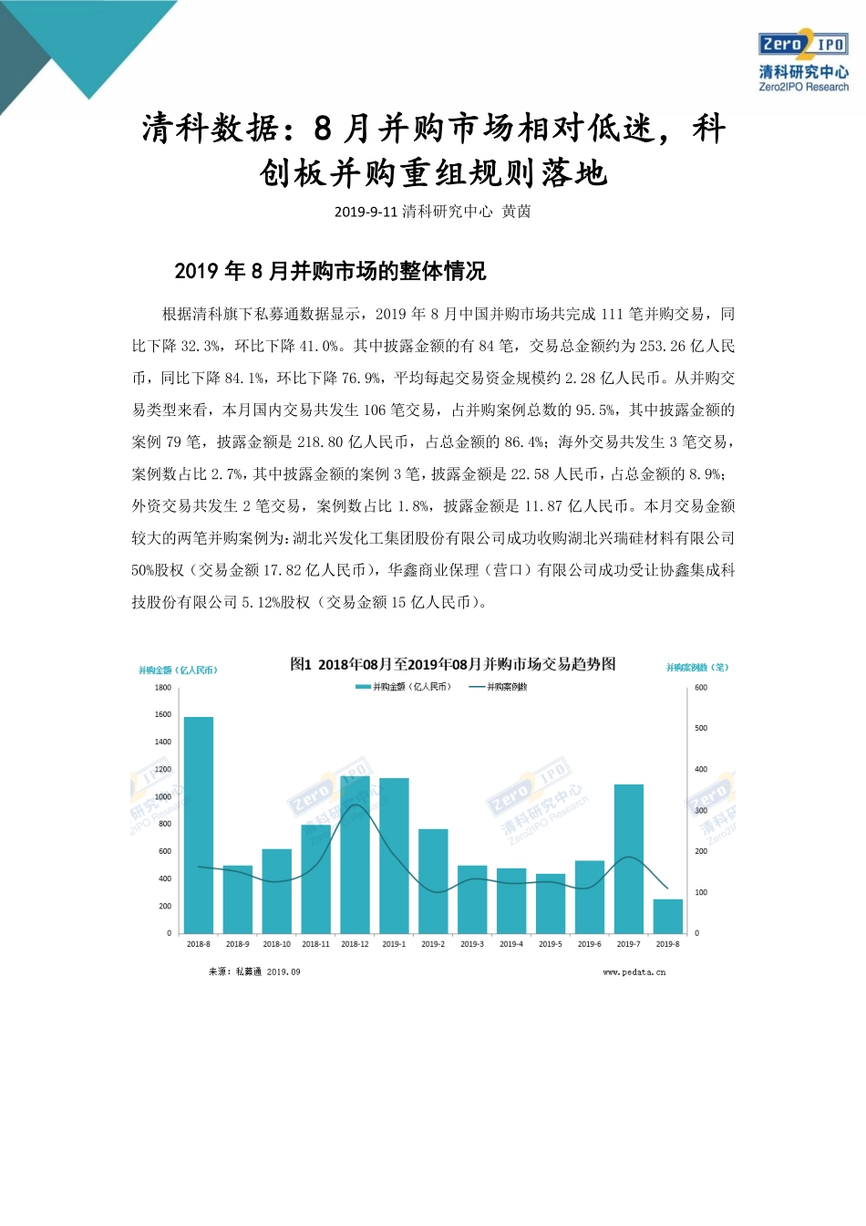 清科-年月中国企业并购统计报告--页_第2页