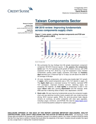 瑞信-美股-电子元器件行业-台湾元器件行业年回顾：改善整个零部件供应链的基本面--页