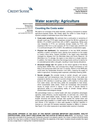 瑞信-美股-投资策略-水资源短缺下的农业--页