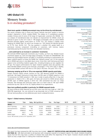 瑞银-美股-半导体行业-存储器半导体：重新补货是否为时过早？--页