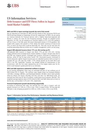 瑞银-美股-金融业-美国信息服务：由于市场波动，月份债券发行和ETF资金流动疲软--页