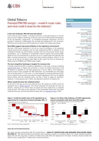 瑞银-全球-烟草行业-全球烟草业：潜在的PMI、MO合并：是否会创造价值？以及对行业意味着什么？--页