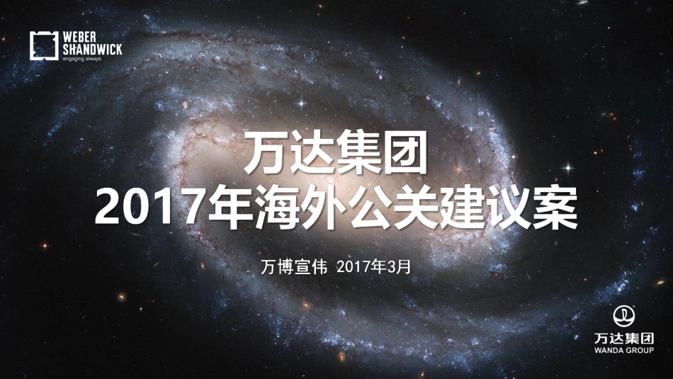 万达集团海外公关策划案【地产】【品牌推广】_第1页