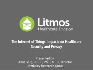 物联网：对医疗保健安全性和隐私的影响（英文版）