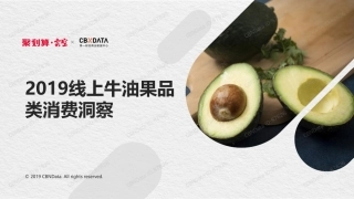线上牛油果品类消费洞察