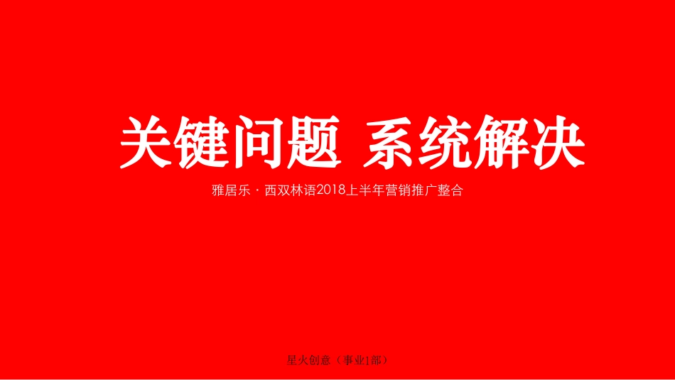 雅居乐西双林语年上半年策略提报【地产】【品牌推广】_第2页