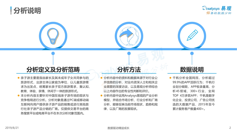 易观-中国在线亲子游市场专题分析--页_第2页