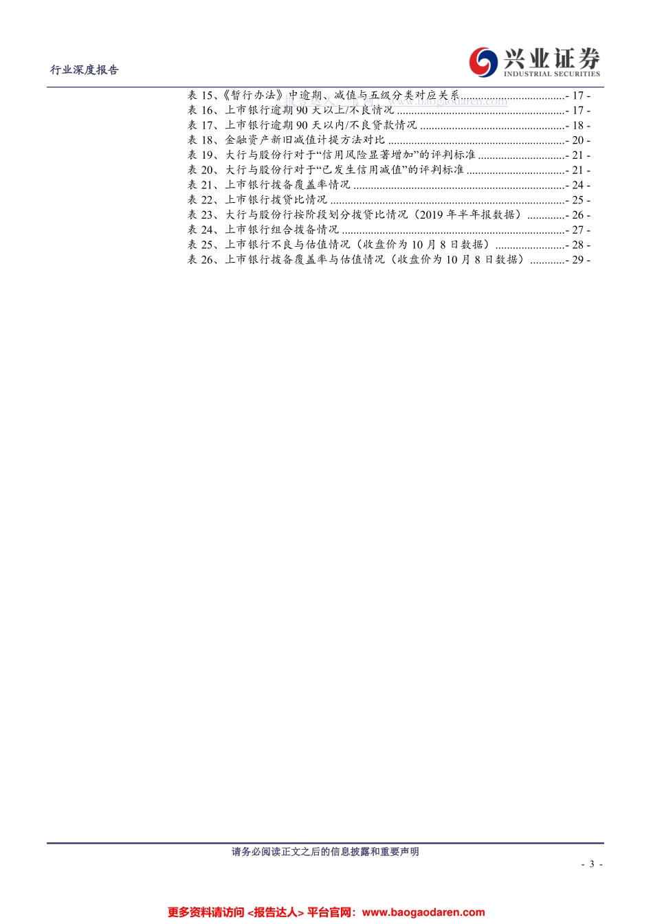 银行业：从不良、逾期、拨备与估值的角度看银行资产质量--兴业证券-页_第3页