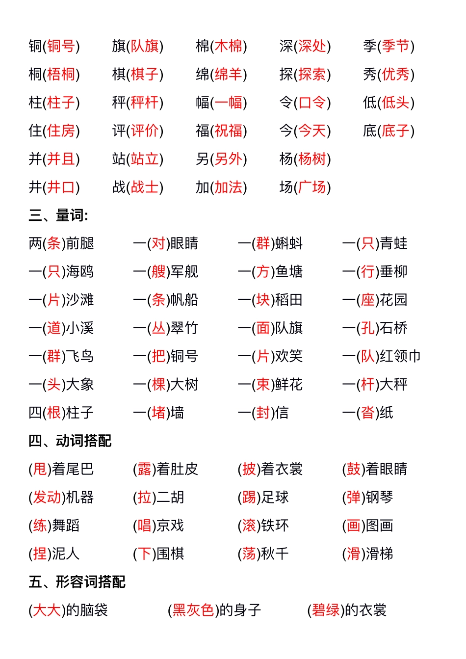 二上语文-单元重点知识预习_第2页
