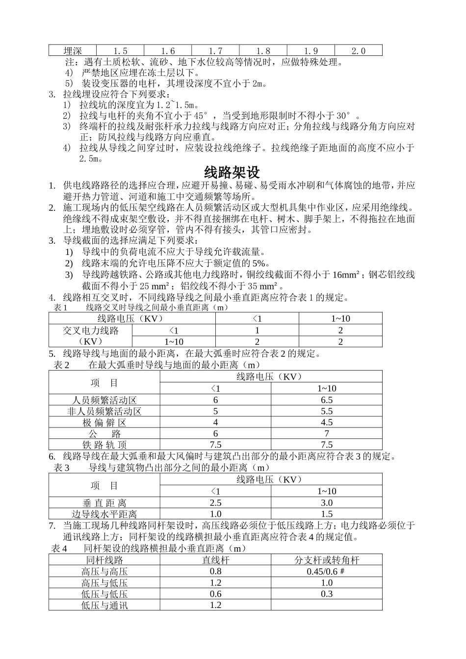 10kv架空线路工程施工组织设计_第3页