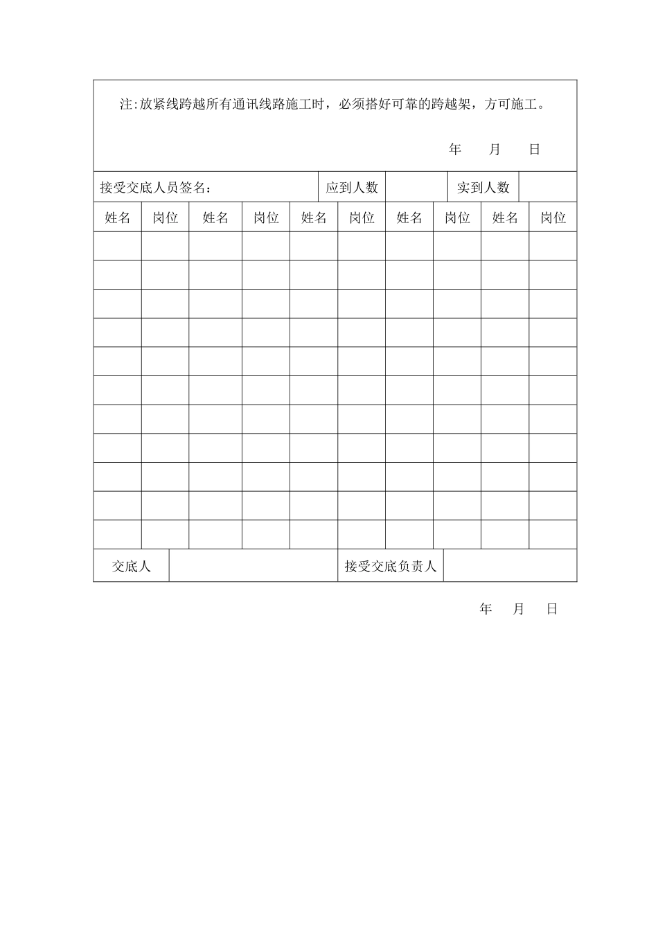 110KV放紧线技术交底_第3页