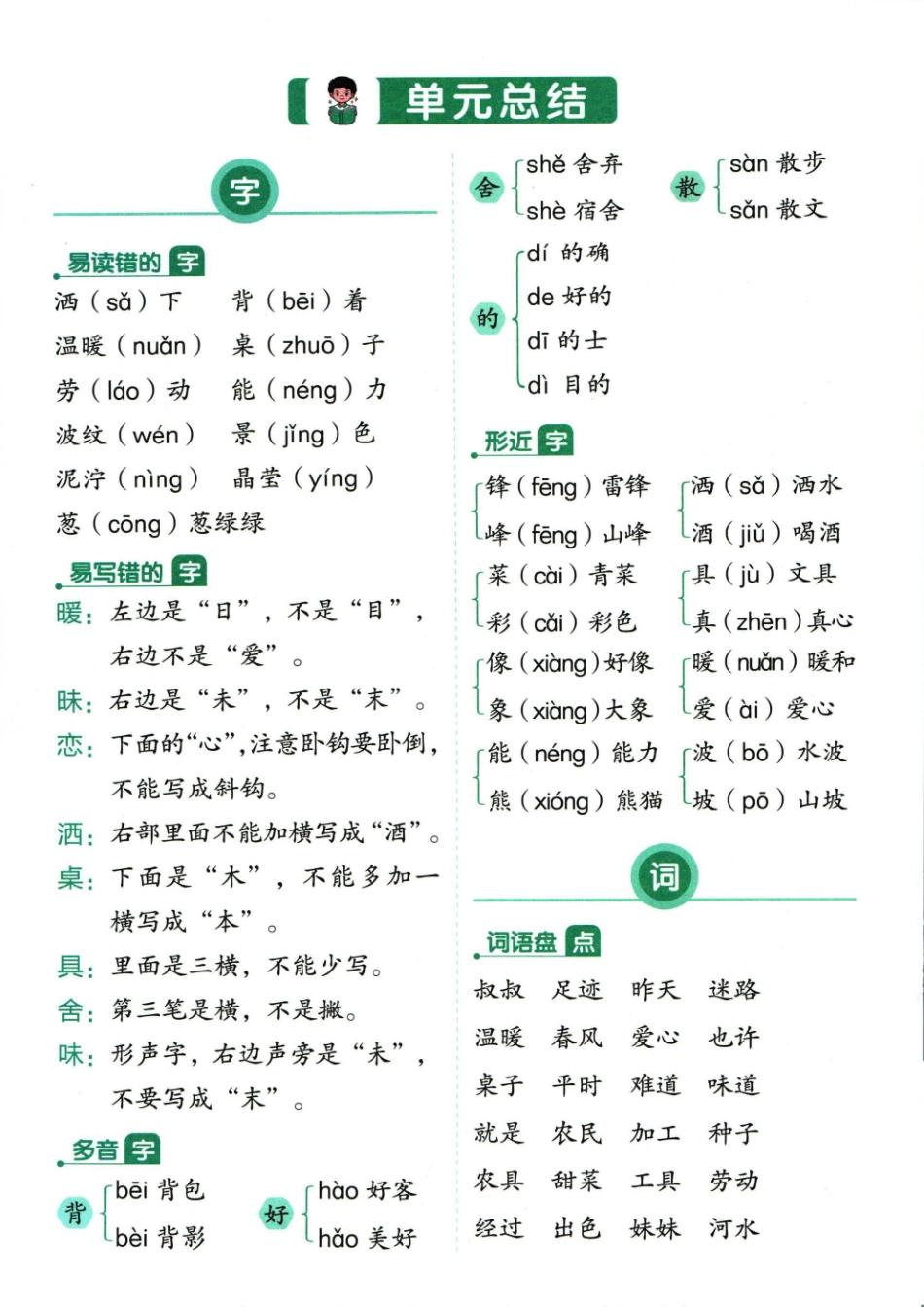 ❤二年级下册语文单元总结_第3页