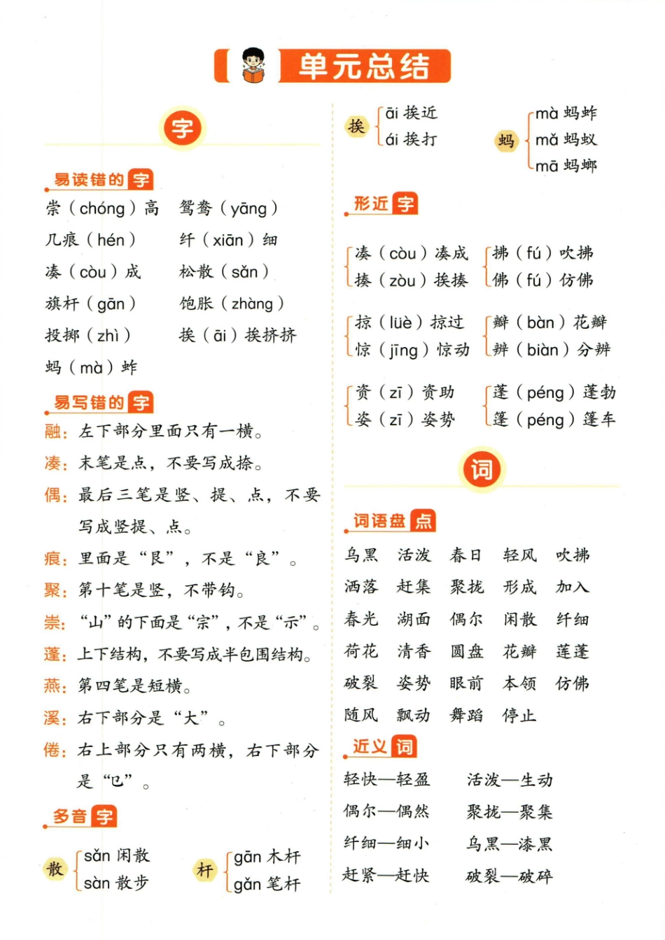 ❤三年级年级下册语文单元总结_第1页