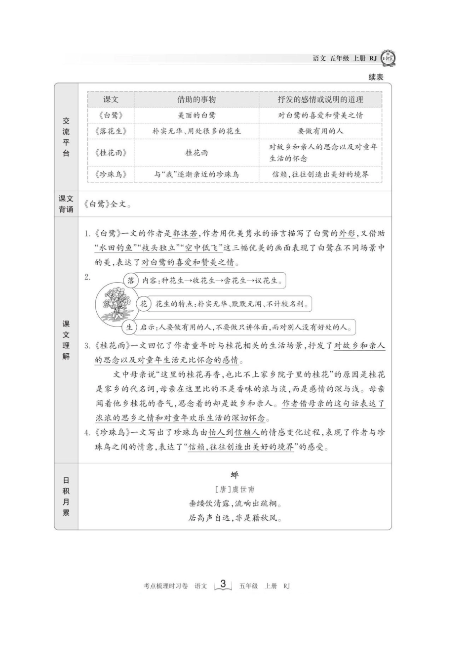 王朝霞《考点梳理手册》五年级上学期_第3页