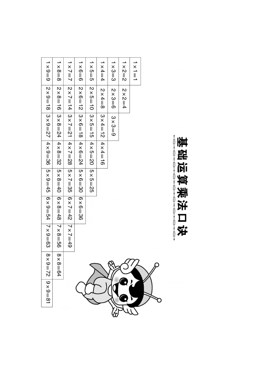 六年级上册数学口算《口算应用》青岛版（A4版）_第2页