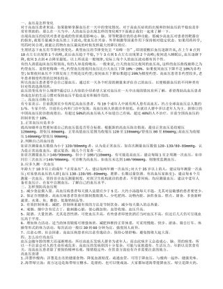 血压的变化有什么规律 如何防治高血压