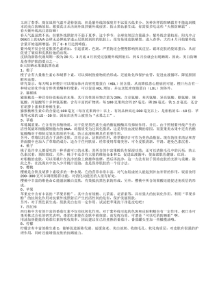 春季防晒 长寿水果对抗紫外线