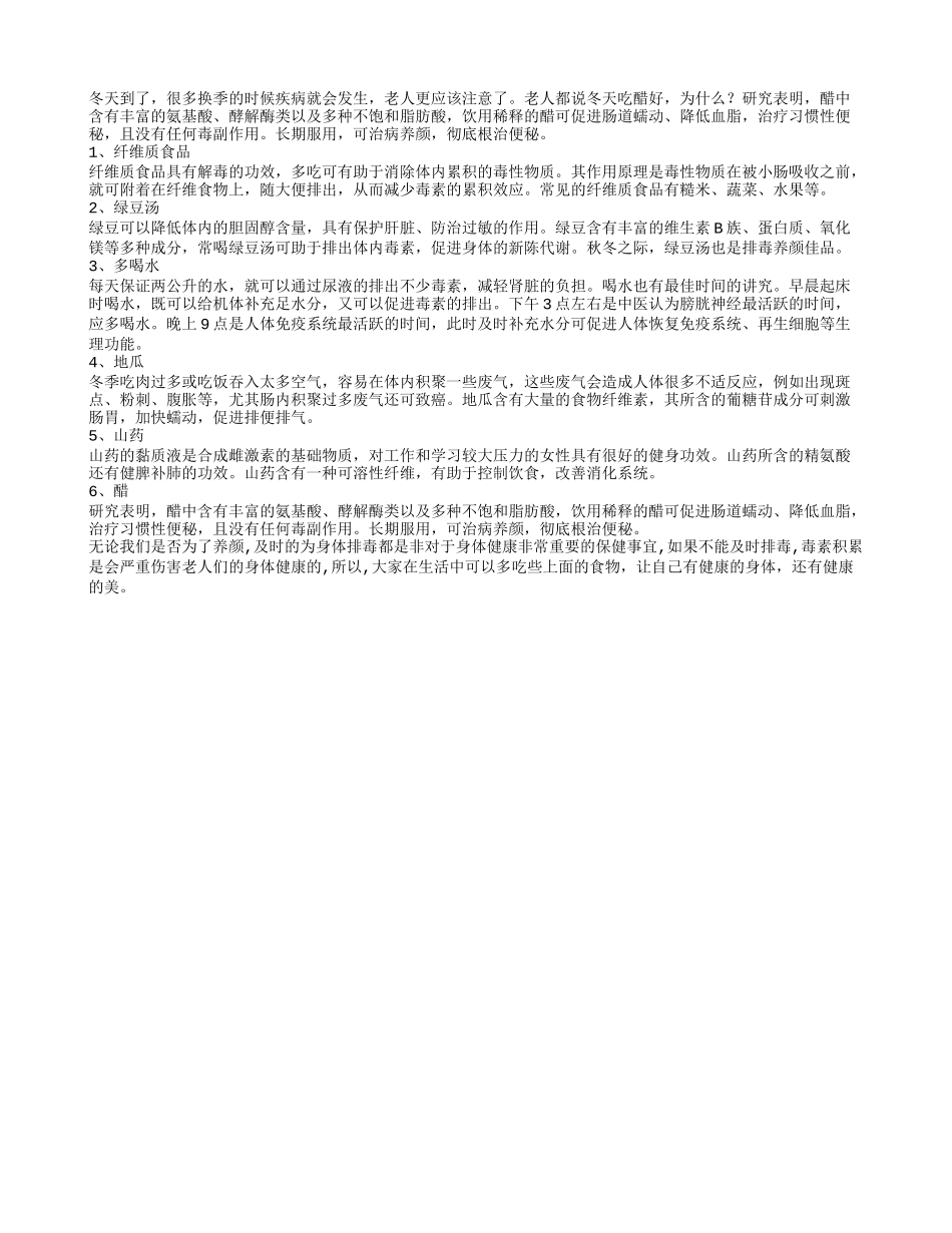 冬天多喝醋对身体好啊_第1页