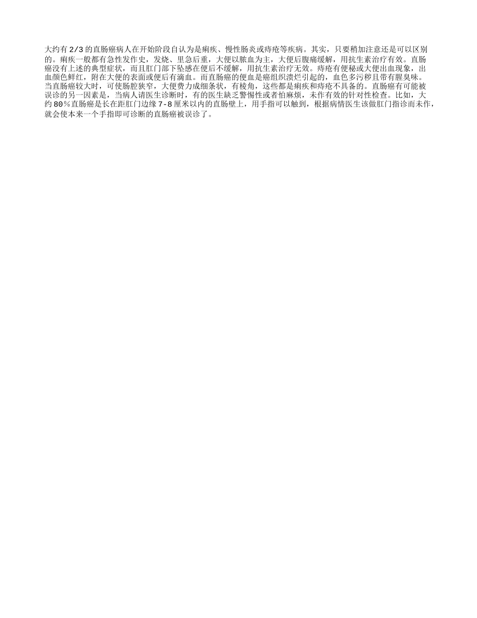 老人便血须警惕直肠癌_第1页