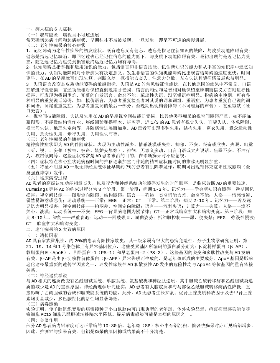 痴呆症的护理技巧 如何照顾好痴呆的老人_第1页