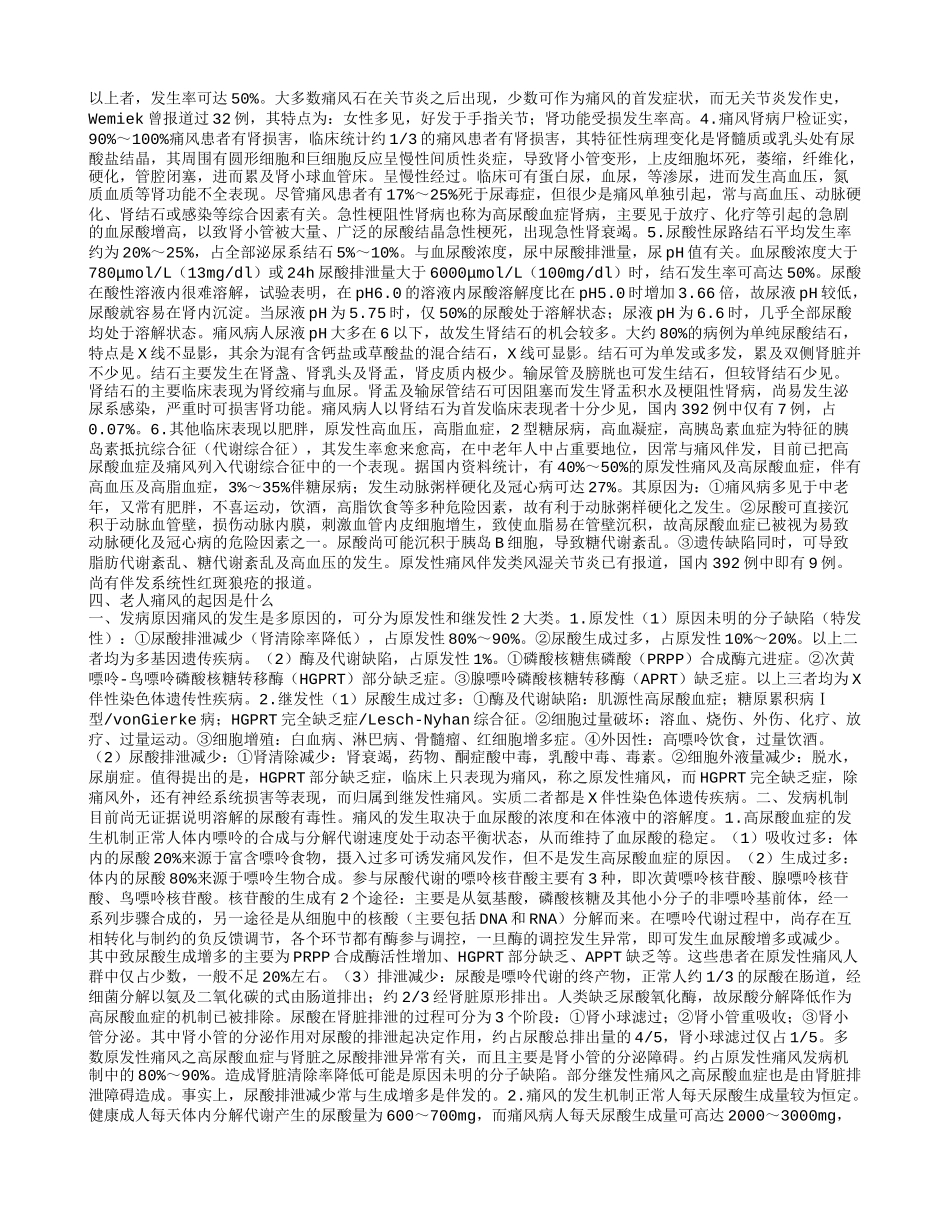 老年人痛风的护理 老人如何预防痛风呢_第2页