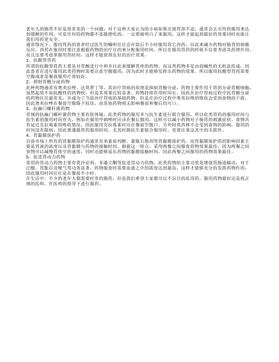 胃药可不是随便吃的_第1页