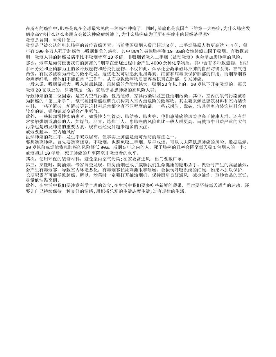 最易患肺癌的三类人群_第1页