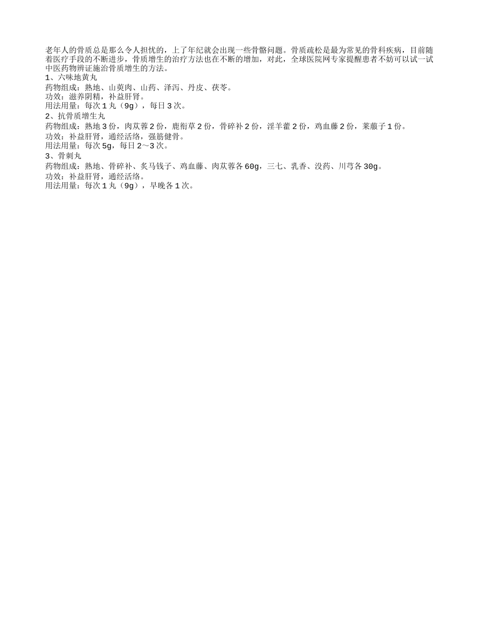 中药饮食方治骨质疏松更长寿_第1页