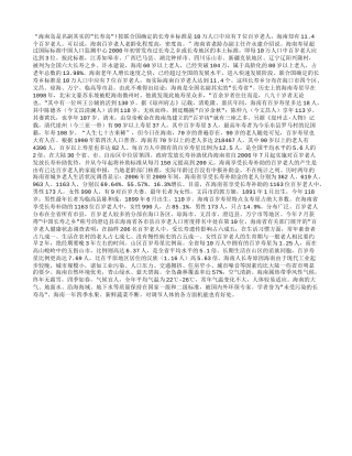 海南 真正的长寿岛养性