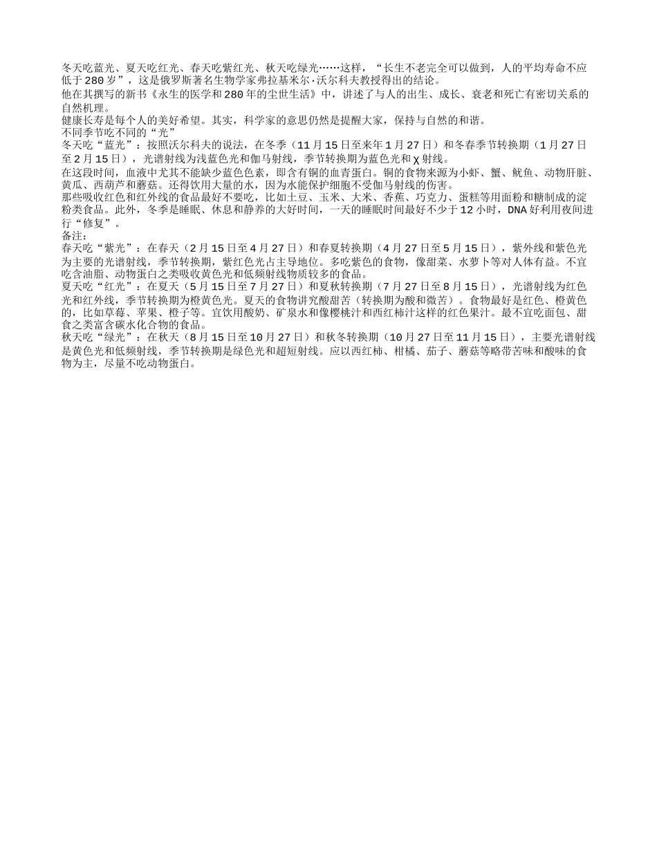 吃进阳光 长寿不是梦养性_第1页