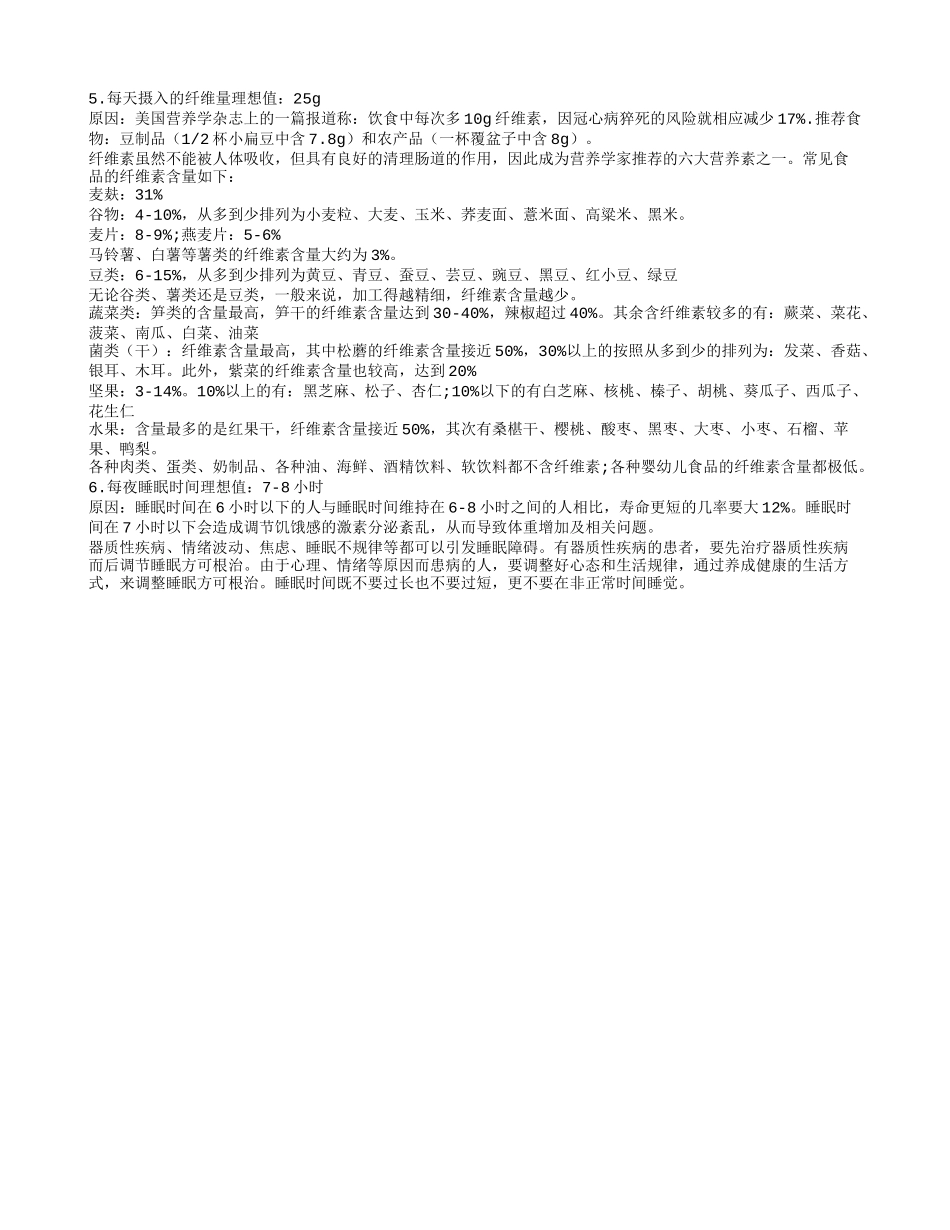 关注长寿的6项指标养性_第2页