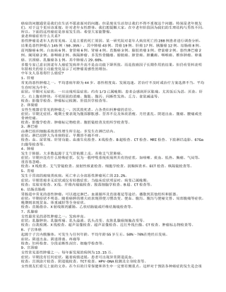 癌症：中老年女性人群易患哪种？