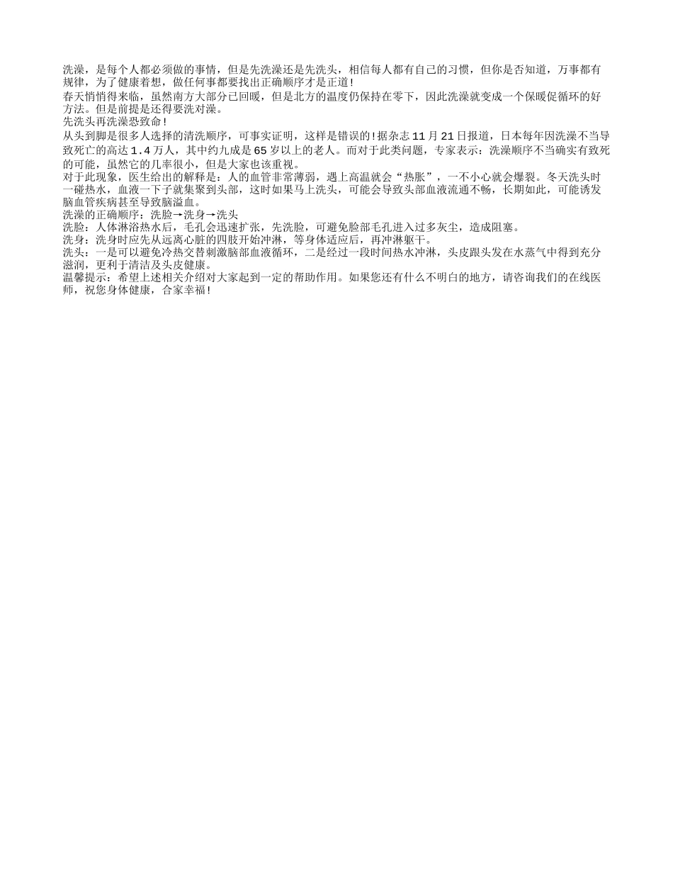 警惕!老年人洗澡不当会致命_第1页
