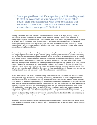 【次高优先级】 2021年托福独立写作真题汇总＋外教范文