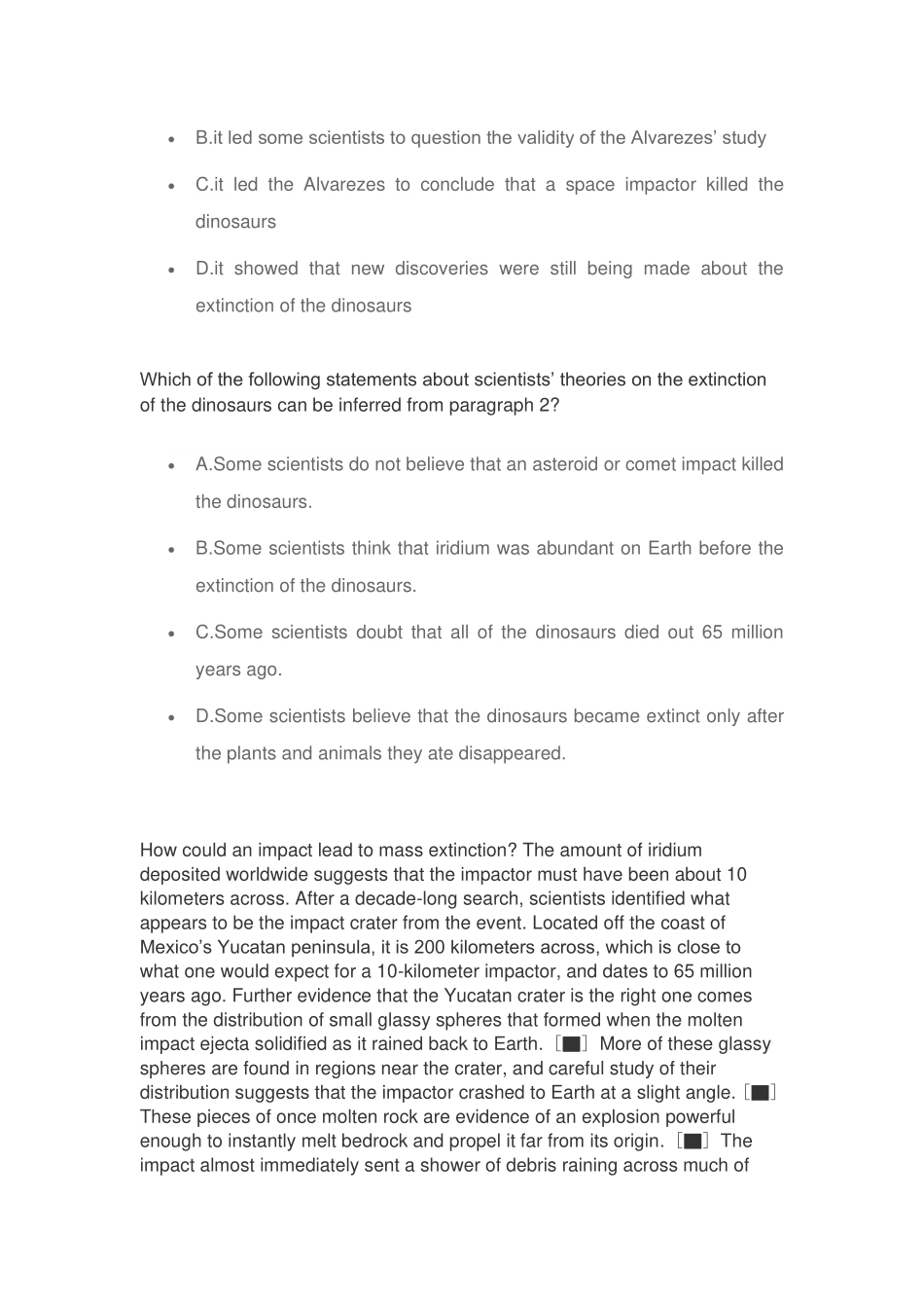 Impacts and Mass Extinctions_第2页