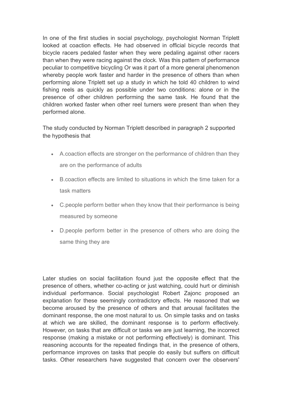 Individual Performance and the Presence of Others_第2页