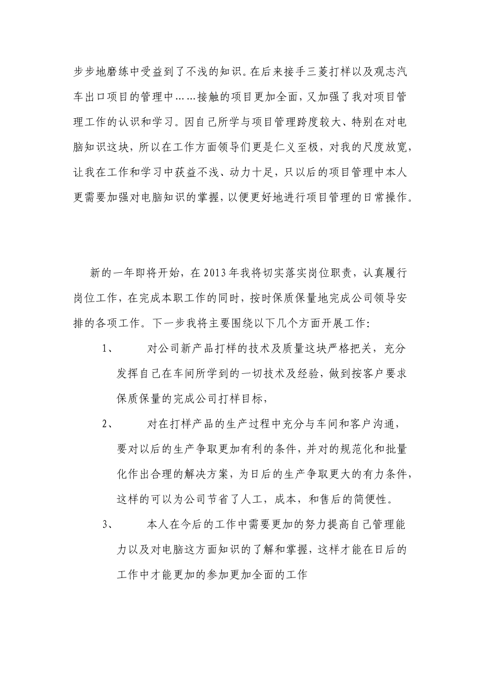 项目经理个人年终工作总结报告_第2页