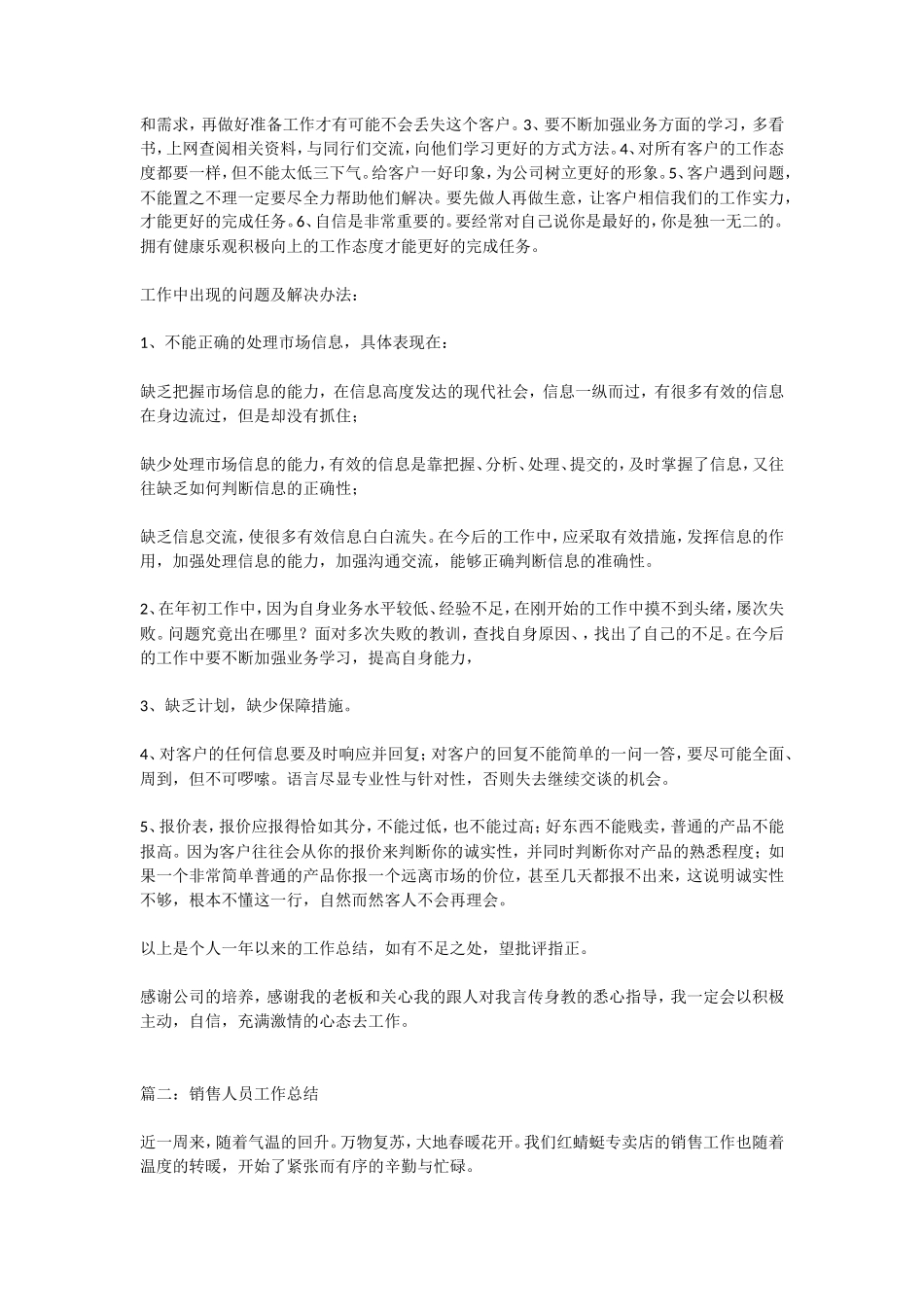 销售年终总结_第2页