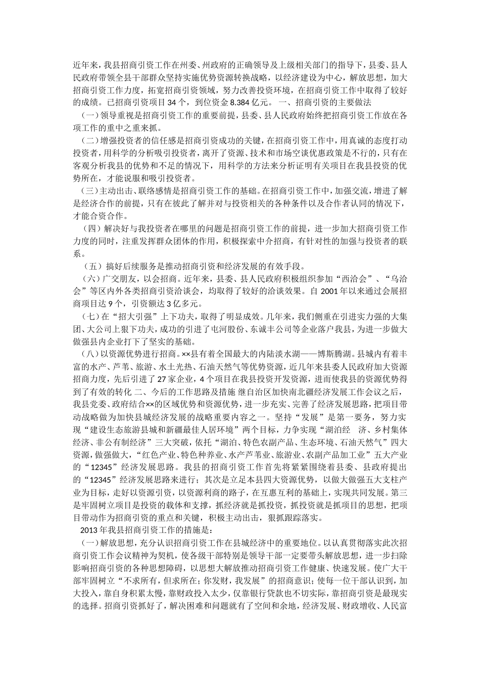 招商引资总结_第1页