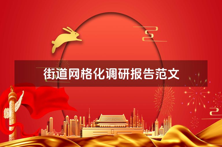 街道网格化调研报告范文